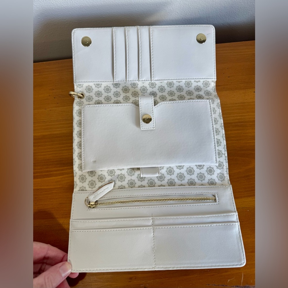 Swarovski Crystal Travel Wallet White - Picture 7 of 14